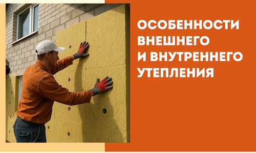 Какие особенности внешнего и внутреннего утепления в Саранске