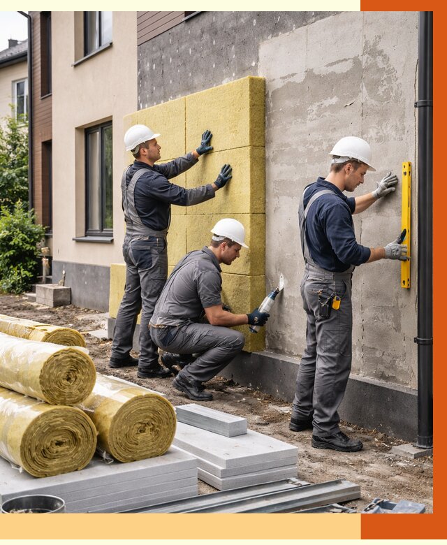 Утепление таунхауса в Саранске от 7586 руб/м2 — комплекс под ключ | ТепломастерСрн