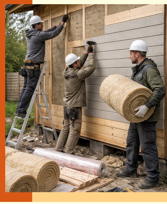 Утепление бани снаружи в Саранске профессионально и надежно