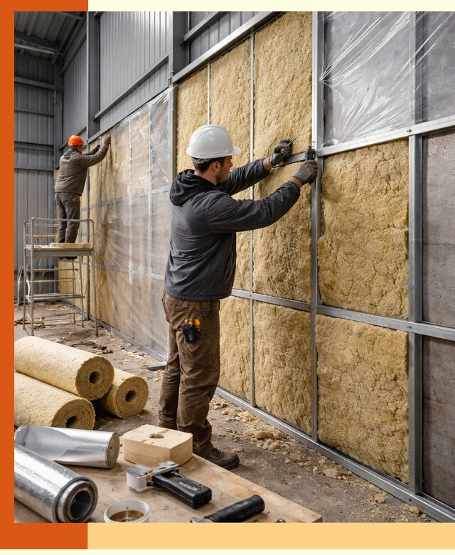 Утепление ангара в Саранске — профессиональная теплоизоляция помещений