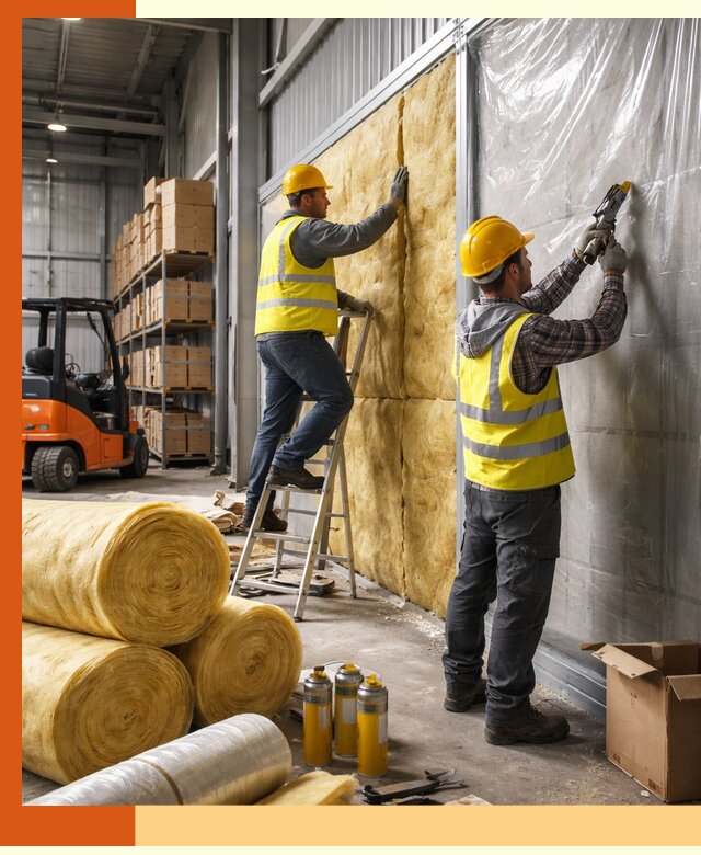 Утепление склада с техникой в Саранске под ключ