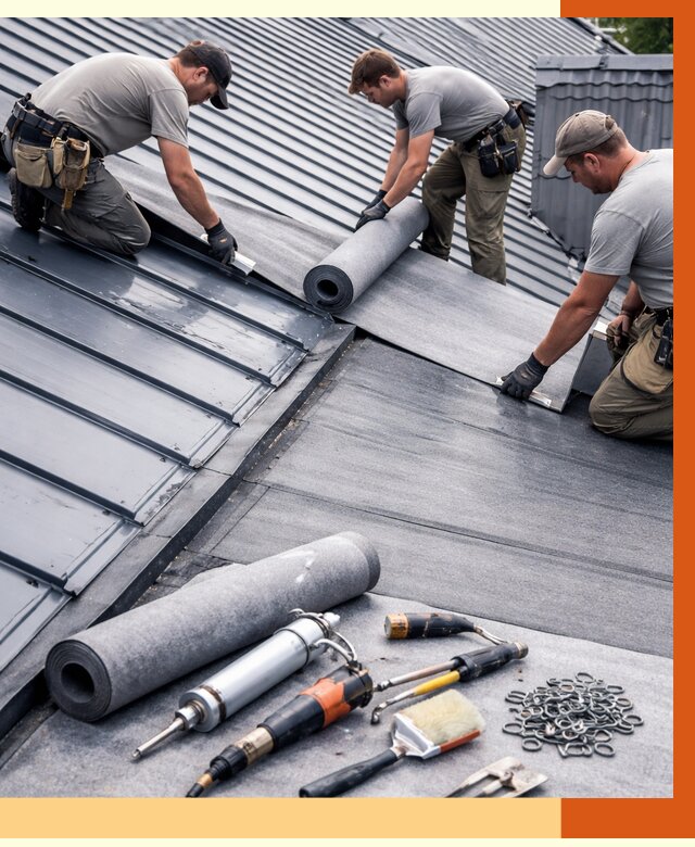 Гидроизоляция металлической кровли полимочевиной в Саранске от 8956 руб. | ТепломастерСрн